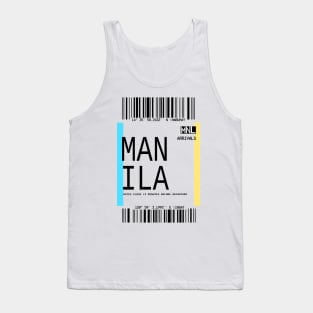 Manila Philippines planet ticket Tank Top